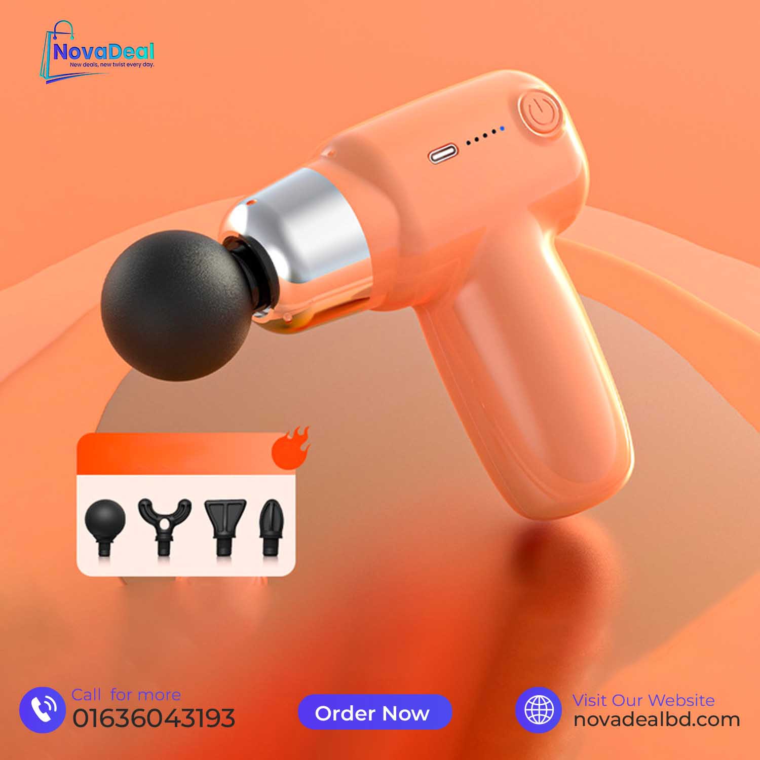 Mini Muscle Relaxation USB Mini Massage Gun