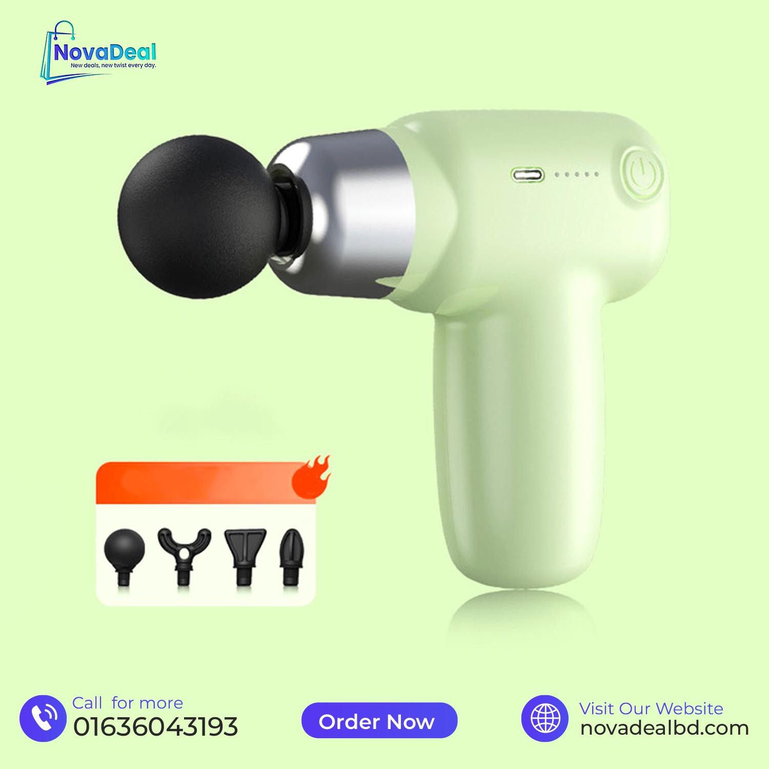 Mini Muscle Relaxation USB Mini Massage Gun